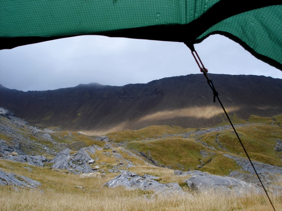 DSC03098.jpg - Sunlight in front of the tent in the morning
